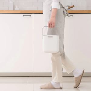 예쁜 인테리어 음식물 쓰레기통 2.6L 휴지통