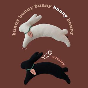 버니버니 토끼 쿠션 2colros (+레터링 당근목걸이)