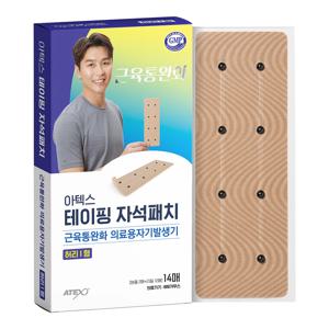 테이핑 자석패치 허리I형 14매(본품 2+리필 12) 자석파스