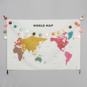 초대형 세계지도 태피스트리 패브릭 포스터 인테리어 가로 가리개 커튼 10종