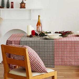 라플란 체크 테이블보 3size 2color