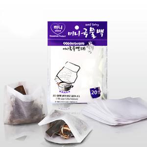 미니국물백 대 20매 일회용국물백 육수팩