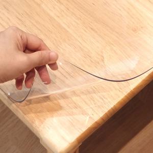 어린이집 유치원 학교 원목 책상 데스크 PVC 투명 매트 (반원형/사각형)