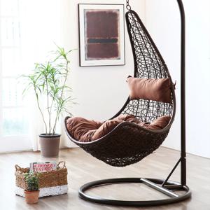 No.1151 라탄 흔들 그네의자 야외 안락의자 2colors