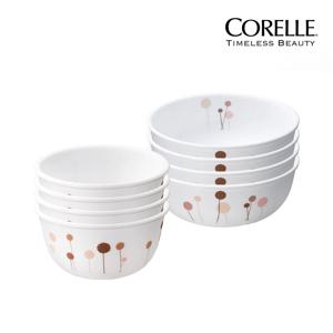 꽃솜 4인세트 공기대접세트 8P