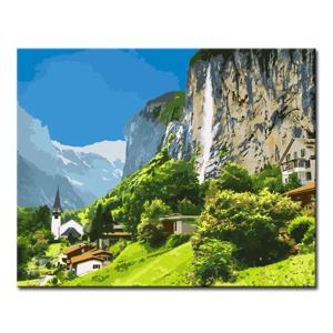 3+1 DIY 명화그리기 풍경 40x50cm L127_라우터브루넨 폭포