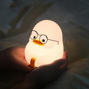 덕무룩 LED 충전식 실리콘 무드등 조명 수유등