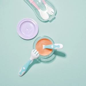 자기주도 이유식 아기숟가락 포크세트