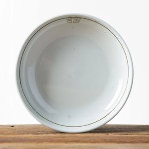 이천도자기 희고백자 수육접시 중 20.8cm