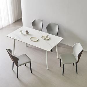 케빈 포세린 세라믹 4인용 식탁 1400size (의자 선택)