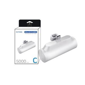 미니 포켓 거치형 일체형경량보조배터리 5000mAh C타입