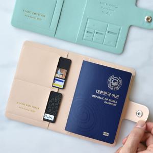 SW 해외여행여권 케이스 파우치 유심 커버 PU  가죽 여행지갑