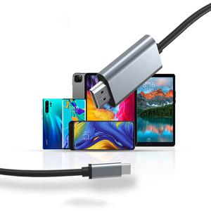 스마트폰 TV연결 HDMI 넷플릭스 미러링 C타입 케이블 4K 2M