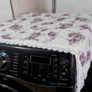 스칼렛 건조기커버 드럼세탁기 커버 자가드 원단 소형냉장고 테이블 커버 패브릭커버