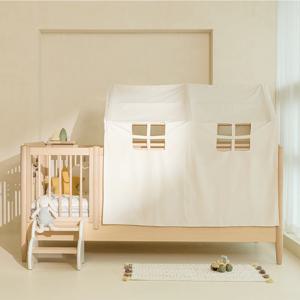 올리버 60cm 하이가드 하우스텐트 원목 데이베드 침대 SS(내츄럴)