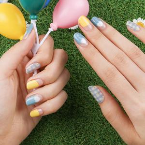 네일 데이지피크닉 리얼 젤네일스티커