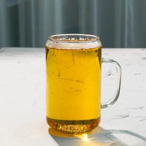 내열유리 머그컵 비어캔 캔모양 유리컵 460ml 2개 맥주잔 아메리카노잔 에이드잔