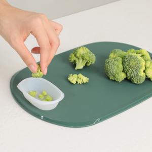 국산 실리콘 항균 저소음 양면 도마(소) 4colors