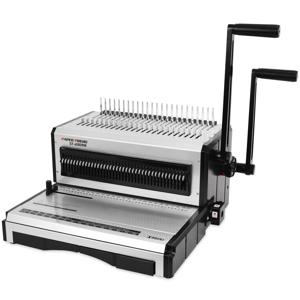 현대오피스 플라스틱+와이어링 겸용제본기 ST-4500RW 사은품증정