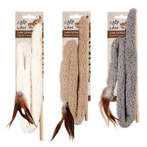 고양이 흥미유발 깃털꼬리 인형 낚시대_2121