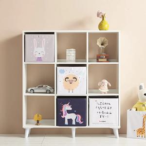 9칸 심플 오픈형 다리 책장 리빙박스 진열용 1150