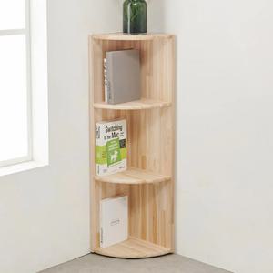 3단 코너 부채꼴 책장 틈새 공간활용 책꽂이 300