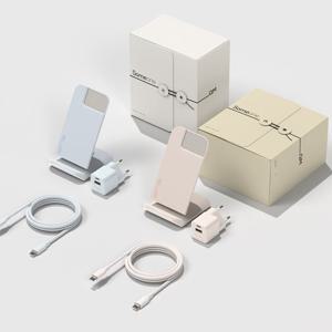 SOMEONE 올인원 고속 무선충전기 선물세트 답례품 집들이선물 데스크테리어
