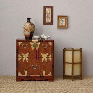 목성 오동나무 원목 제기함 제기보관함 목기함 나비