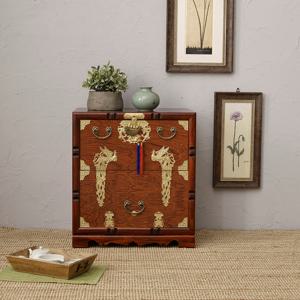 목성 오동나무 원목 제기함 제기보관함 목기함 봉황