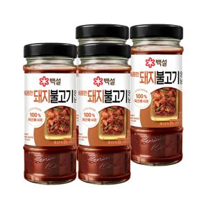 백설 매콤한 돼지불고기양념 500g*4개