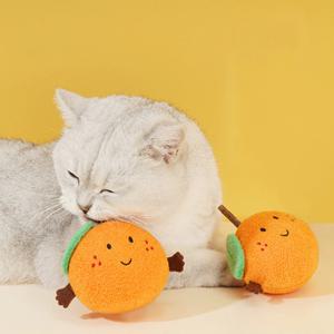 고양이 귤 오렌지 감귤 마따따비 장난감 놀이 스크래쳐 인형