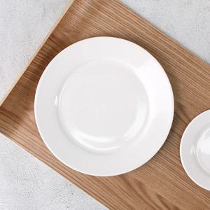 세라믹 라운드 디쉬 XL 플레이팅 브런치접시 디저트 호텔 파스타 그릇 스테이크접시