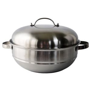 파티팬 스텐 인덕션 3중바닥 전골냄비 찜기 찜냄비 찜솥 32cm