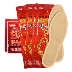 발뜨뜨 발열깔창 1세트(60종) 발보온 발핫팩 핫팩