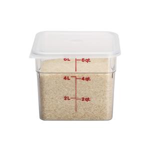 캠브로  식품 야채 잡곡 가루 원두 과일 샐러드 보관 저장용기 5.7L 6QT