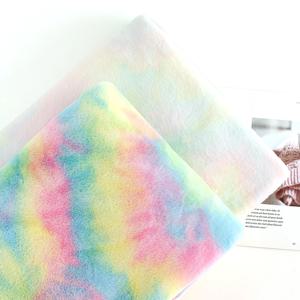 솜사탕 벨보아 열풍퍼 물나염 그라데이션 털원단 2colors