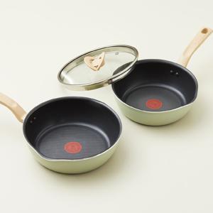 [29일 51,900원+쿠폰] 1+1 인덕션 티타늄1X 원픽냄비팬(22+24)(뚜껑포함)