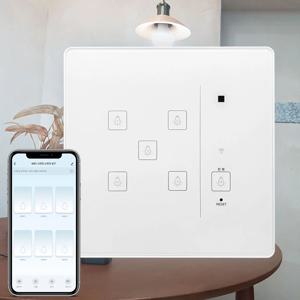 스마트 스위치 iot 터치식 자동불끄기 원격제어 5구