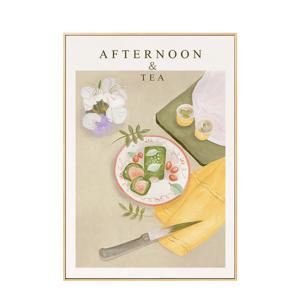 [해외] 인테리어 포스터 액자 - 에프터눈티_올리브 (Afternoon tea)