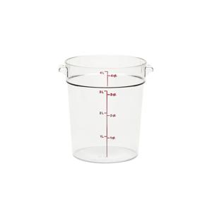 캠브로 원형 식품 야채 잡곡 가루 원두 과일 보관통 냉장고 정리 저장용기 3.8L 4QT