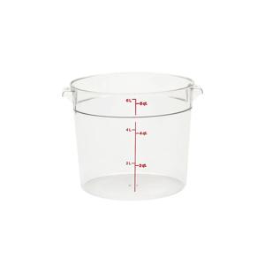 캠브로 원형 식품 야채 잡곡 가루 원두 과일 보관통 냉장고 정리 저장용기 5.7L 6QT