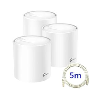 Deco X50 3팩+랜선 5M 기가 WiFi 유무선 공유기 세트