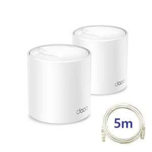 Deco X50 2팩+랜선 5M 기가 WiFi 유무선 공유기 세트