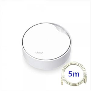 Deco X50-POE 1팩+랜선 5M 홈 메시 WiFi6 유무선 공유기 세트