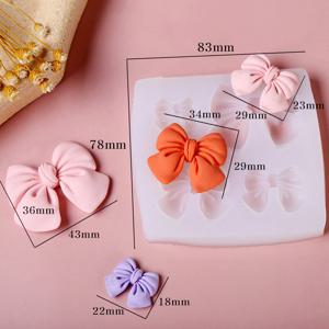 A 큐트 리본 레진 실리콘 몰드 공예 아트 악세사리