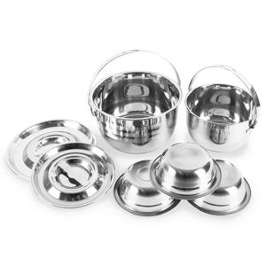 스텐레스 3중바닥코펠 3-4인용 7P