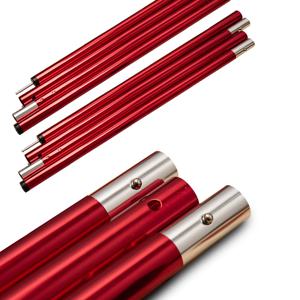 BUCK703 알루미늄 폴대 28파이 2400mm 레드 2P