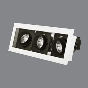 레호 COB 3구 매입등 LED 멀티 다운라이트 (2sizes)