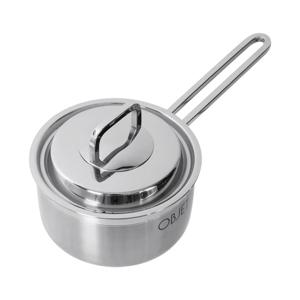 오브제 통 3중 IH 편수 냄비(16CM CH 스텐 인덕션 라면 국 찌개 손잡이 주방 냄비