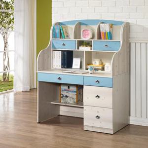 집중력 증진 물결 어린이 책상 (4컬러) 업무용 장 1인용 초등학생 공부방 슬림